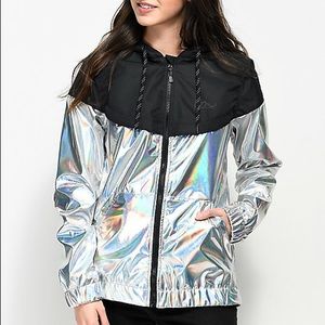 Holographic Windbreaker Jacket.